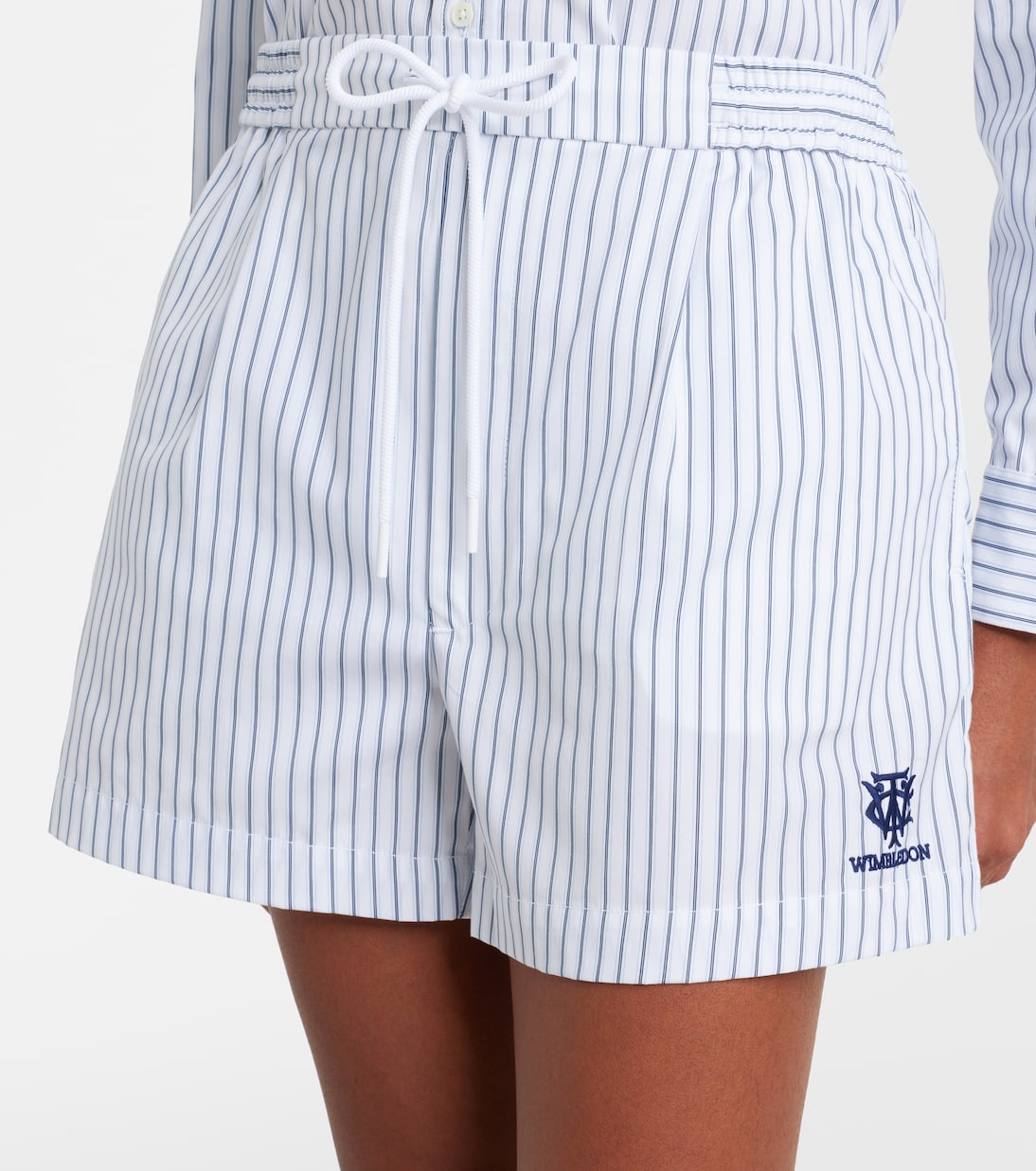 x Wimbledon striped cotton shorts | Polo Ralph Lauren