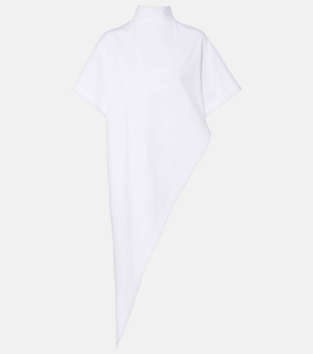 Asymmetric cotton jersey T-shirt | Alaïa