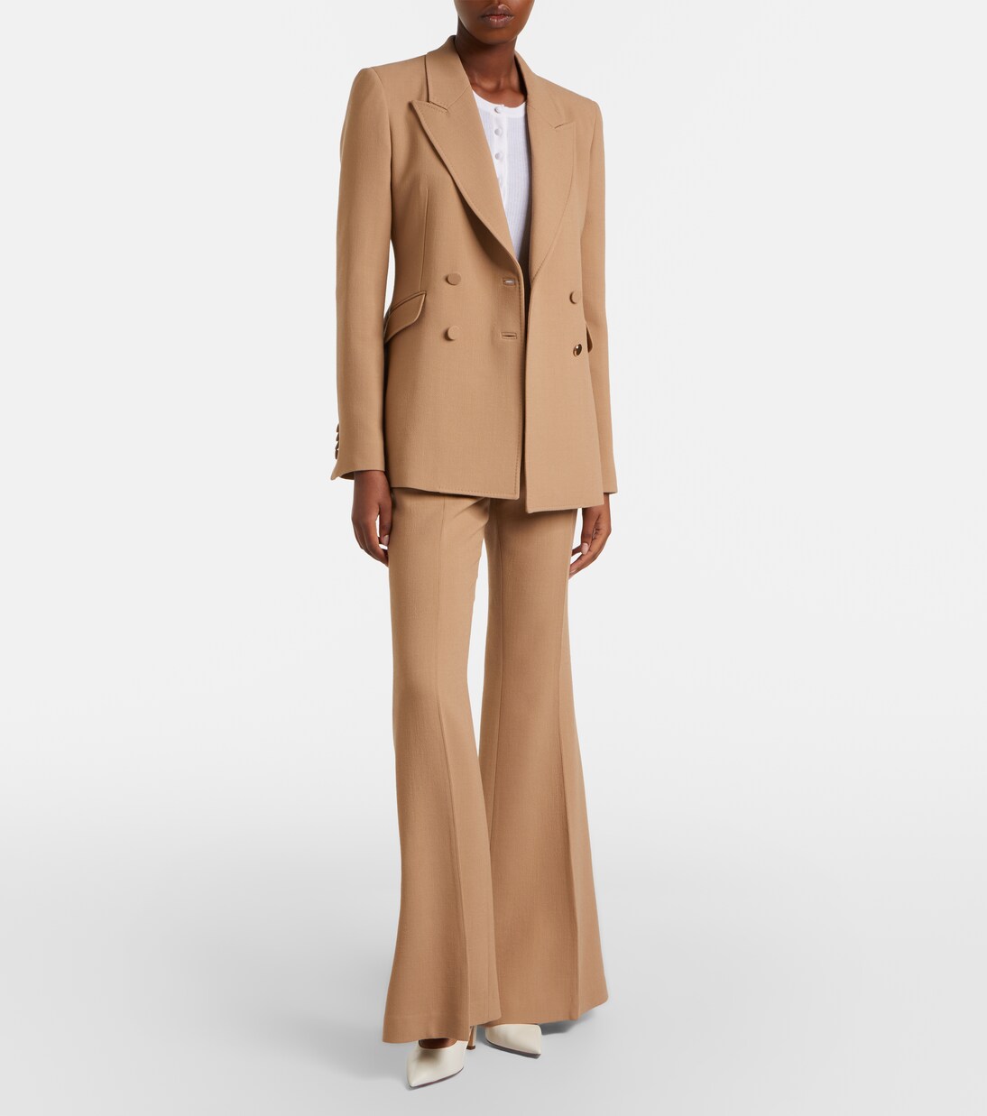 Rhein virgin wool flared pants | Gabriela Hearst