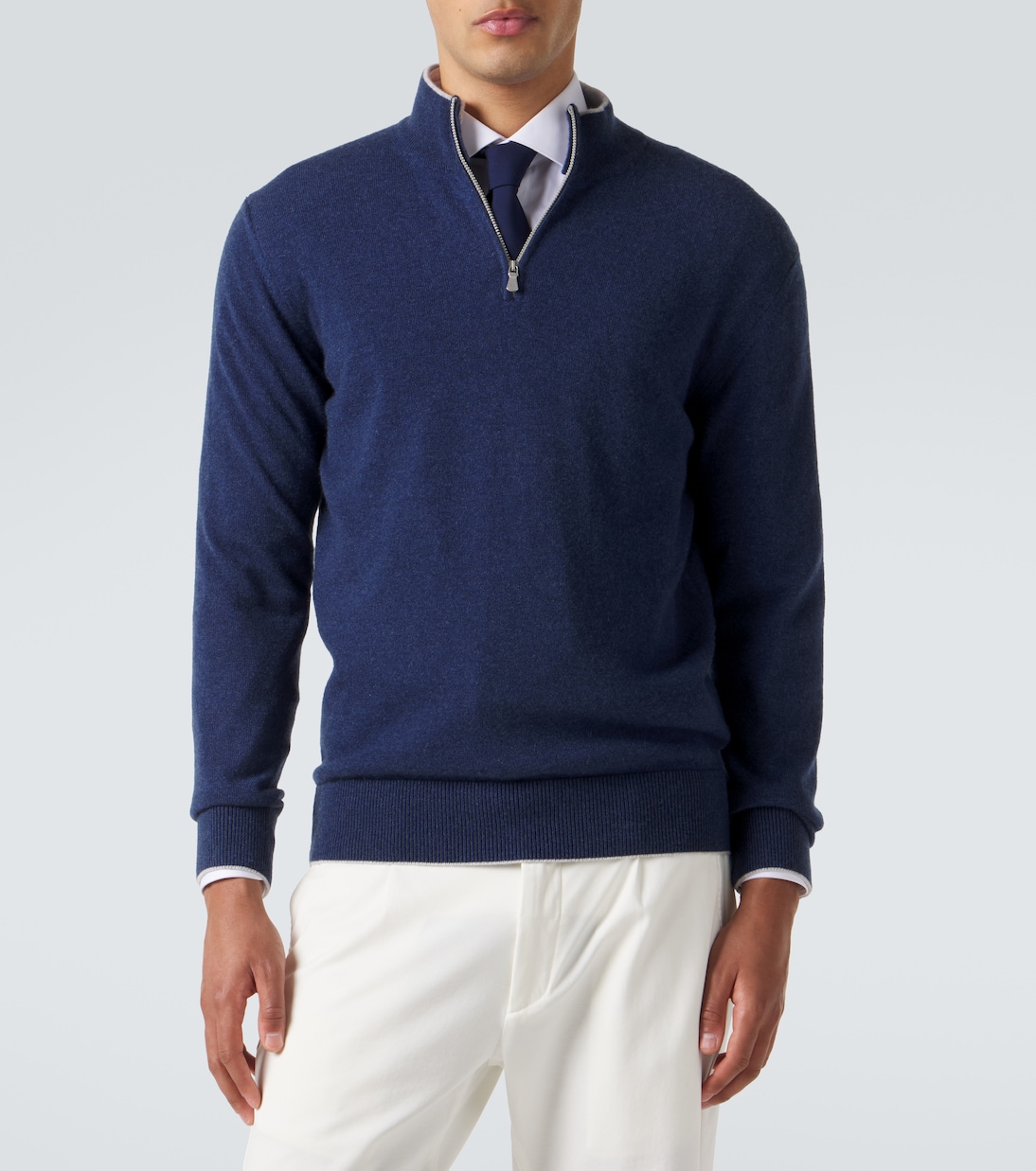 Cashmere half-zip sweater | Eleventy