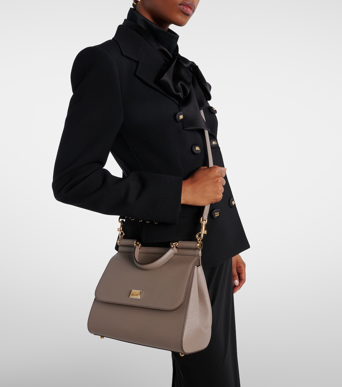 Tote Sicily Medium aus Leder | Dolce&Gabbana