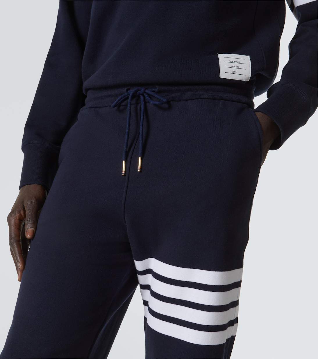 4-Bar cotton sweatpants | Thom Browne