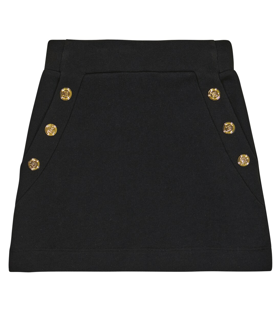 Mini-jupe en coton | Balmain Kids