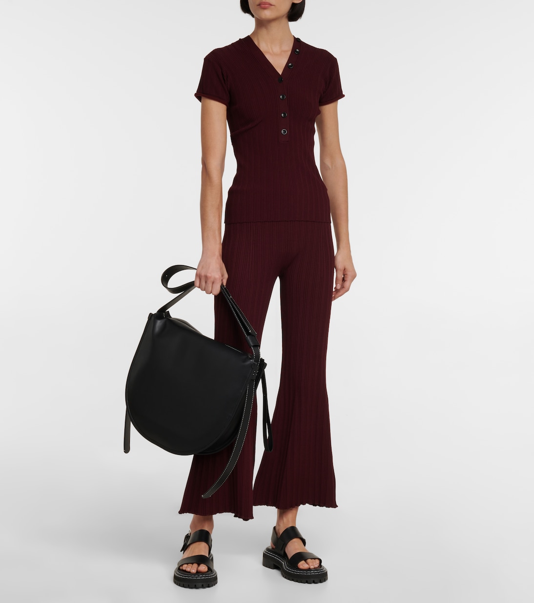 White Label Hose aus Rippstrick | Proenza Schouler