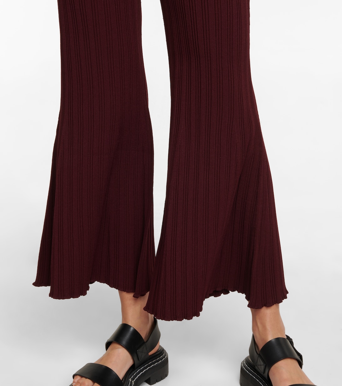 White Label Hose aus Rippstrick | Proenza Schouler