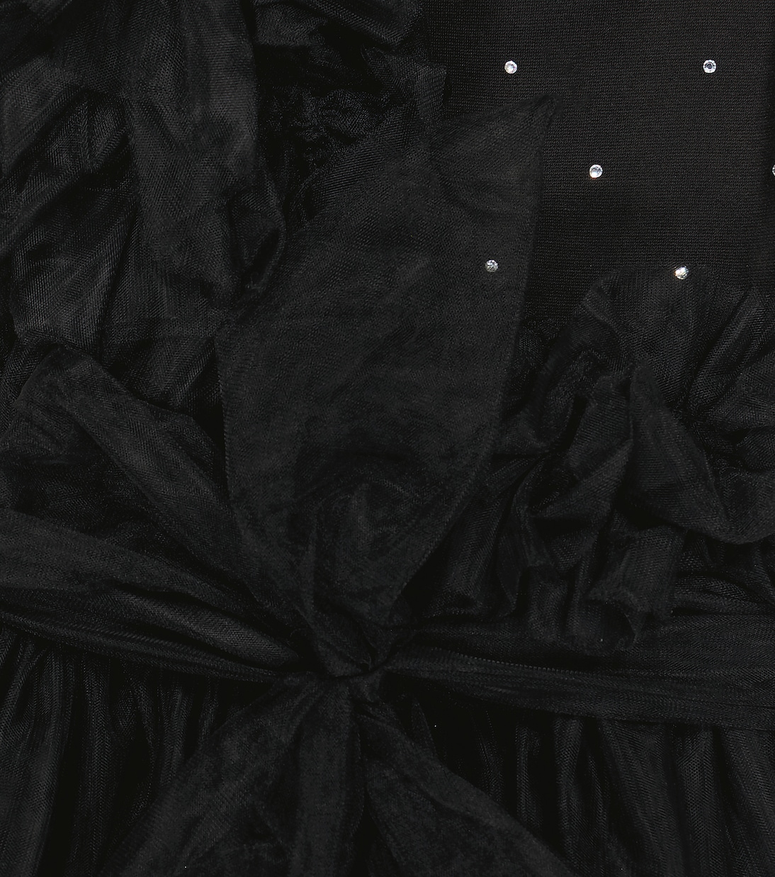 Robe en tulle à ornements | Monnalisa