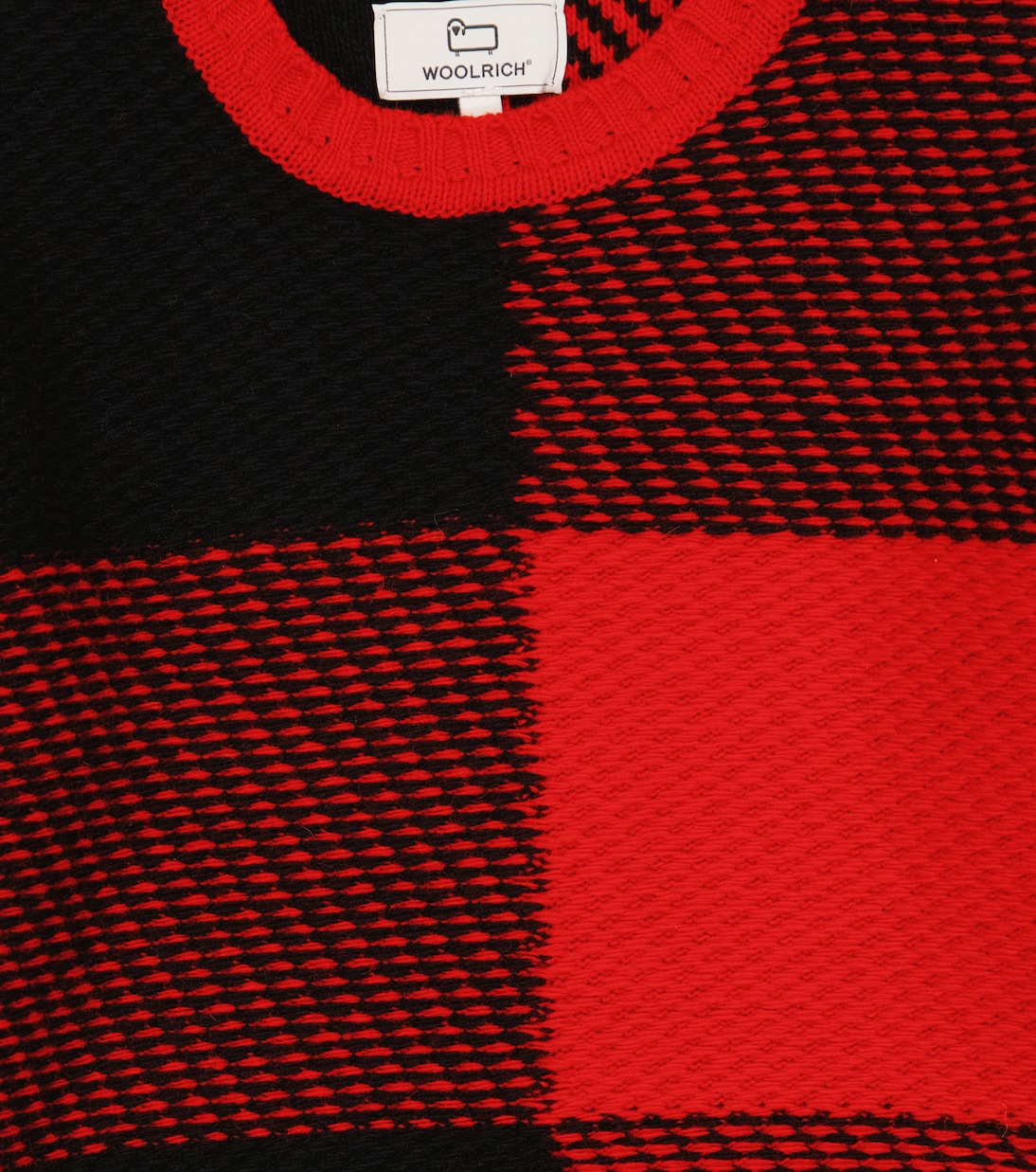 Jersey en mezcla de lana a cuadros | Woolrich Kids