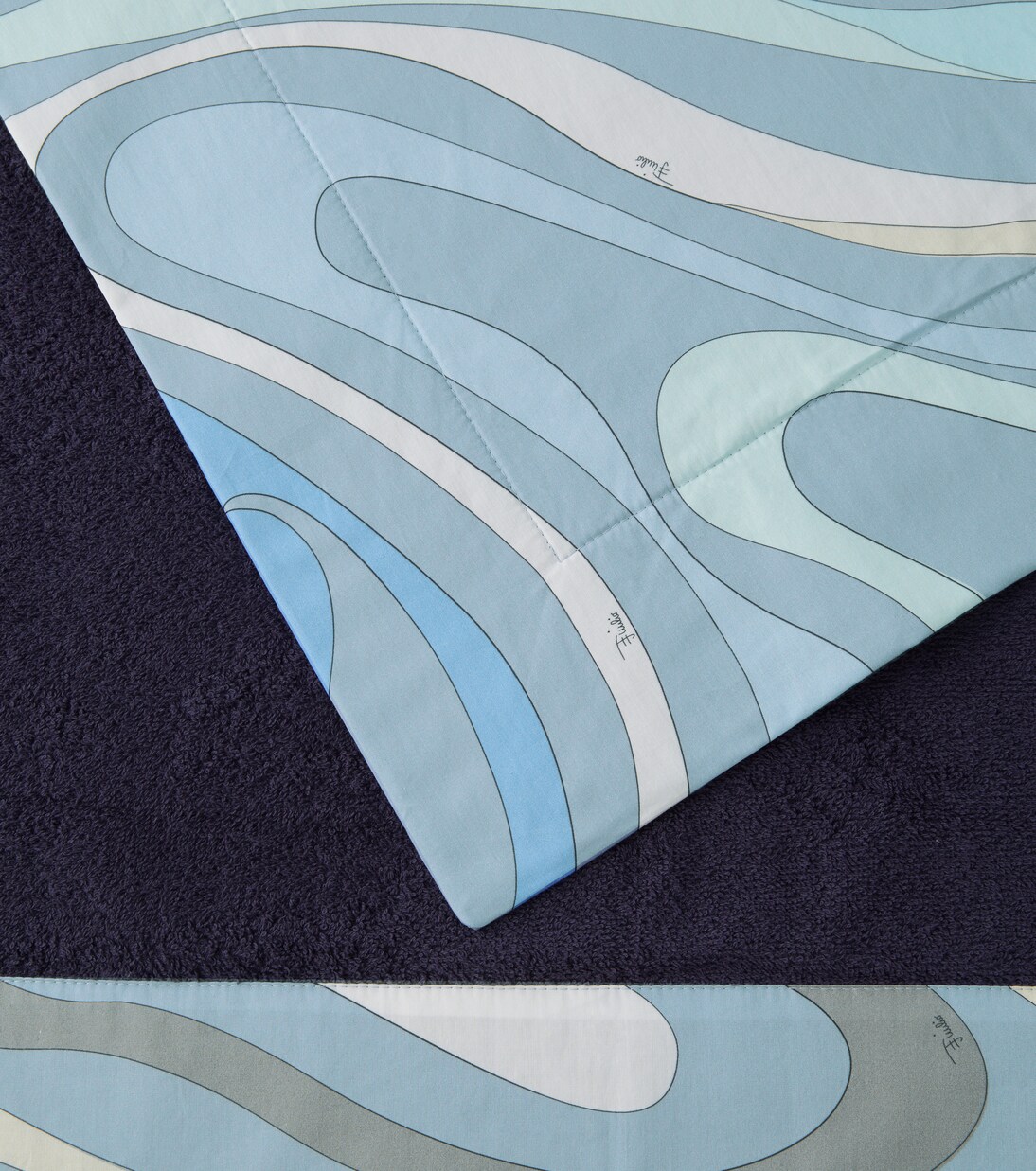 Marmo cotton beach towel | Pucci