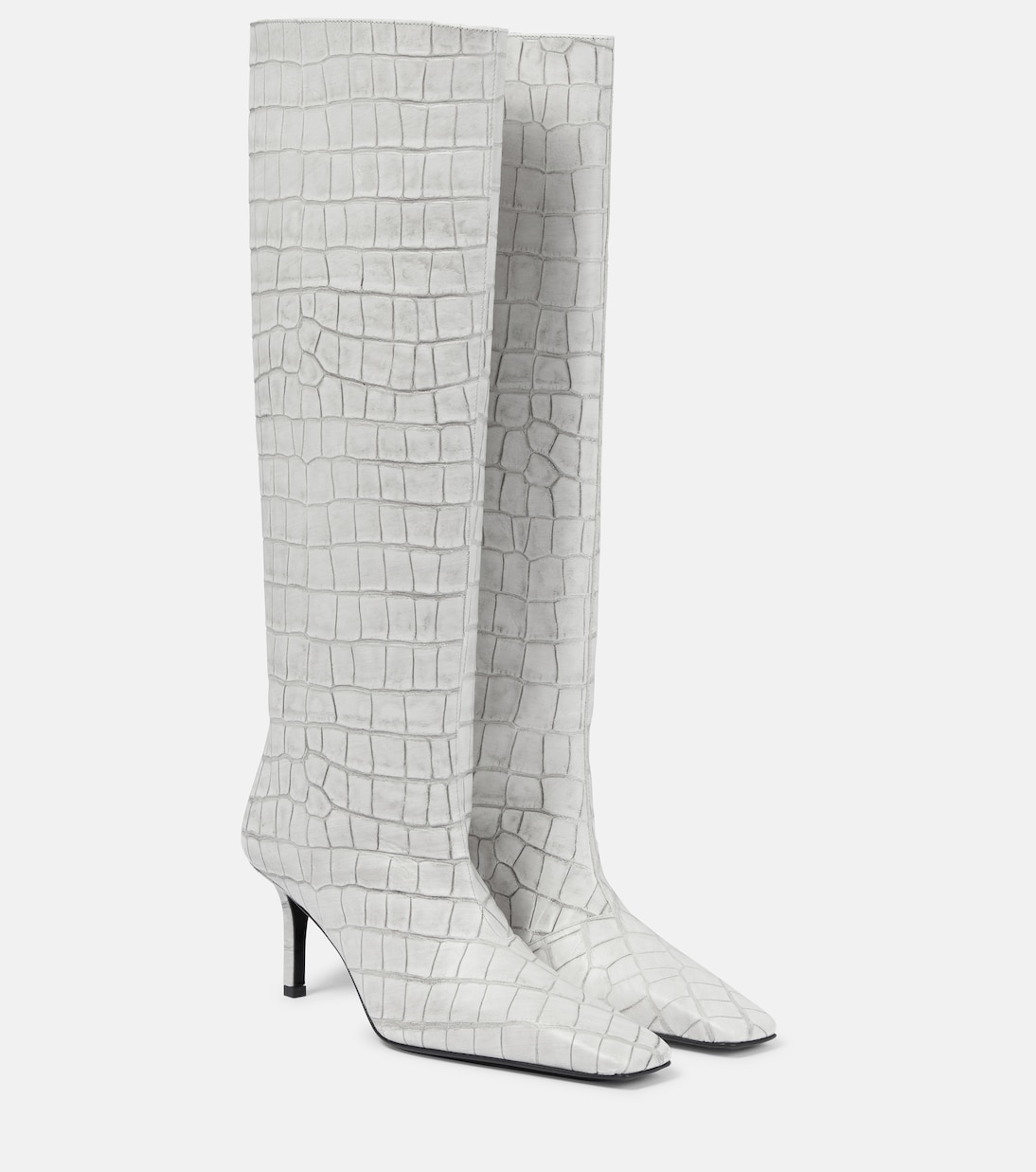 Botas altas de piel grabada | Acne Studios
