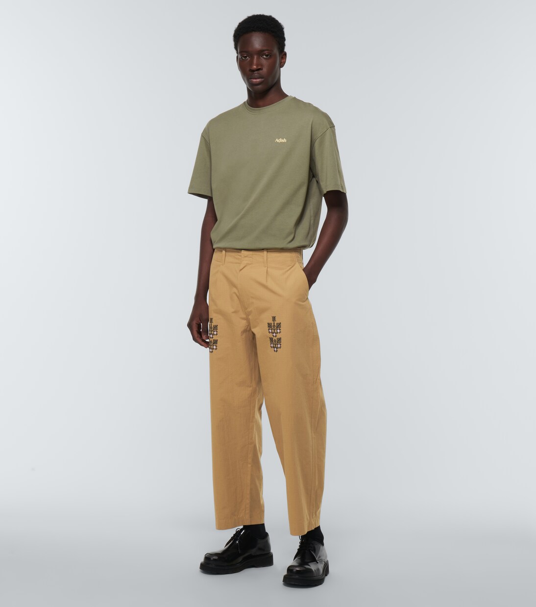 Shaqhat logo cotton T-shirt | Adish