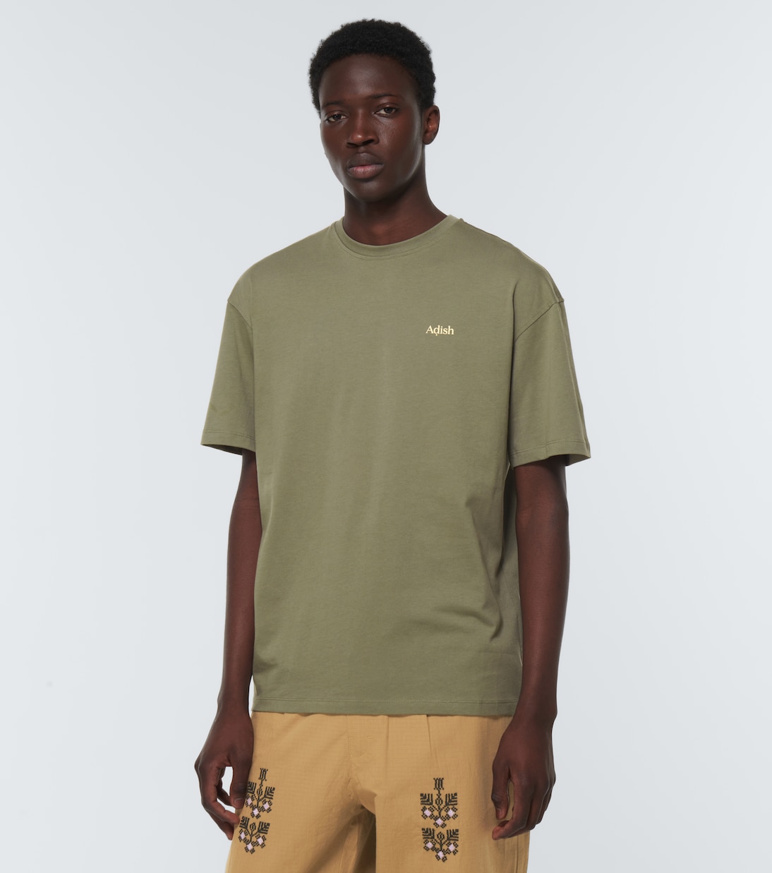 Shaqhat logo cotton T-shirt | Adish