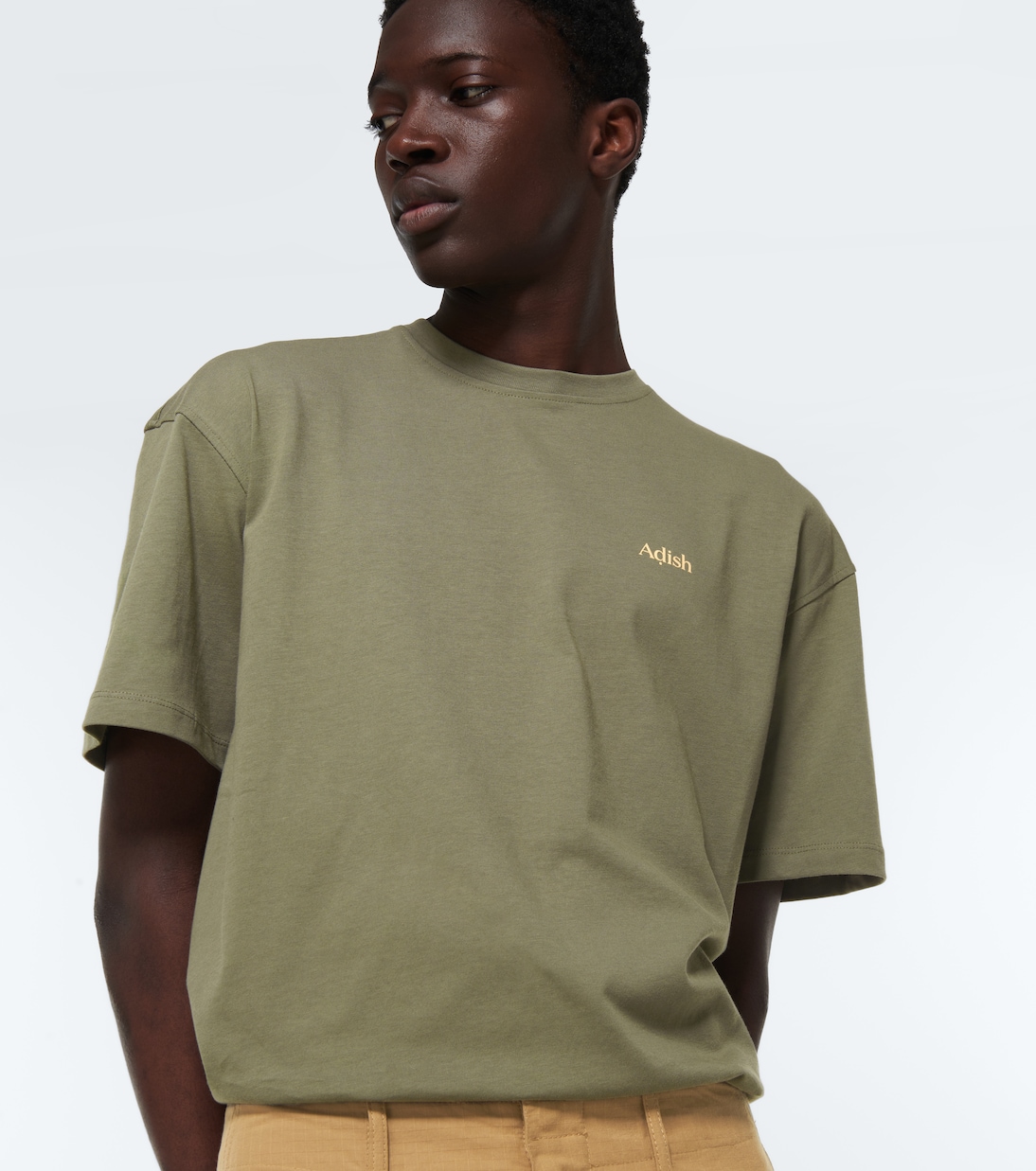 Shaqhat logo cotton T-shirt | Adish