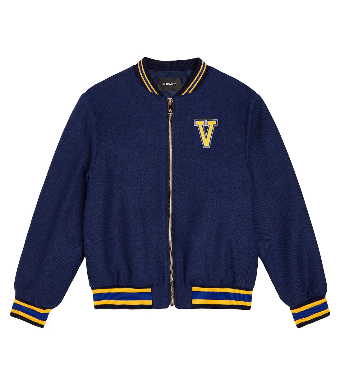 La Medusa wool-blend bomber jacket | Versace Kids