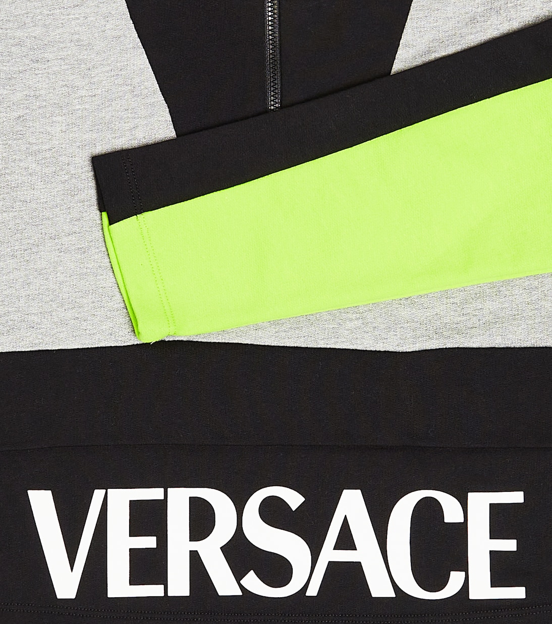 Logo cotton jersey sweatshirt | Versace Kids