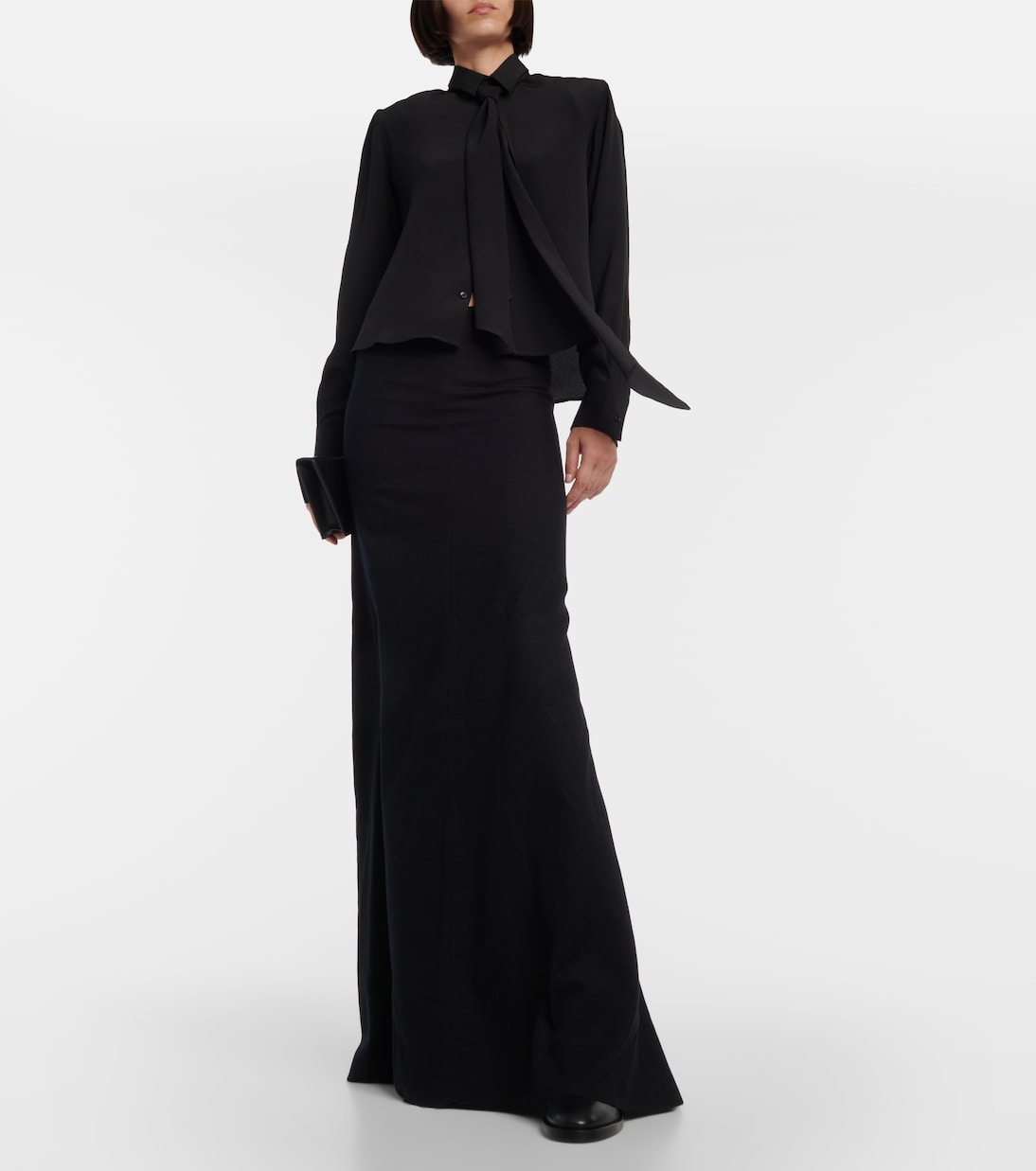 Virgin wool maxi skirt  | Ann Demeulemeester