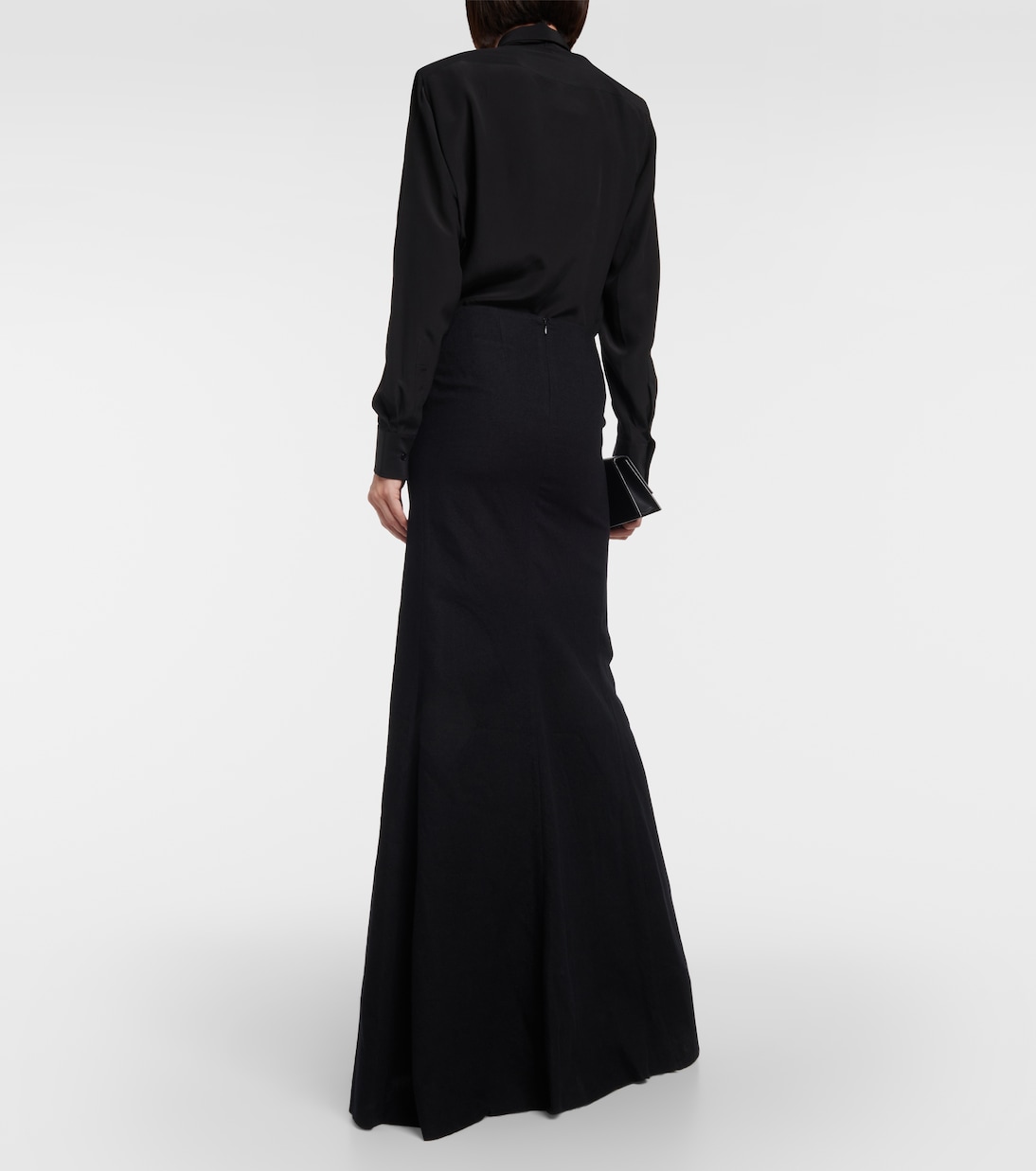 Virgin wool maxi skirt  | Ann Demeulemeester