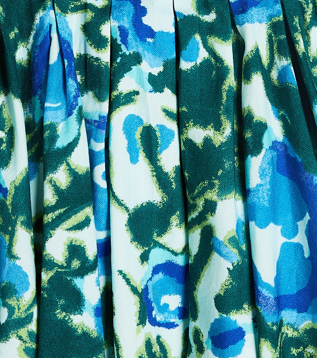 Floral cotton-blend skirt | Morley