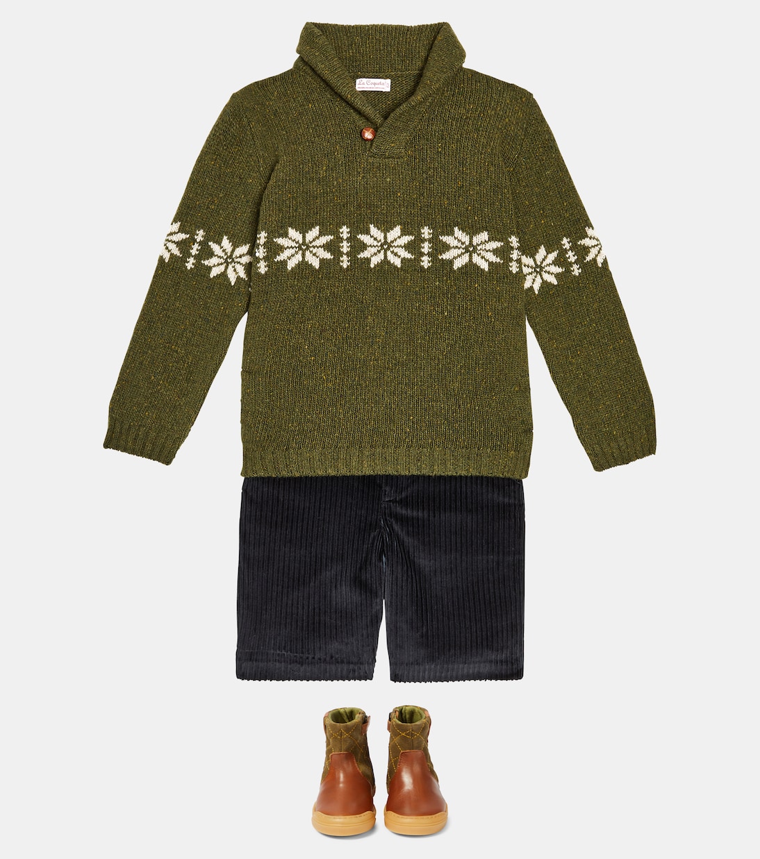 Thor quilted leather and suede boots | Petit Nord