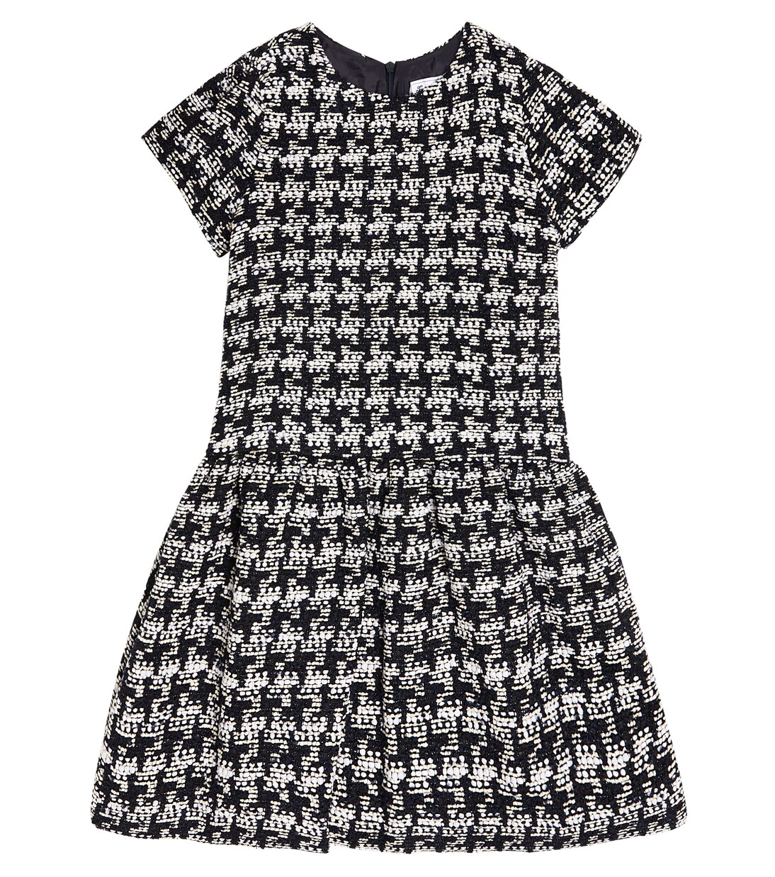 Houndstooth tweed dress | Tartine et Chocolat