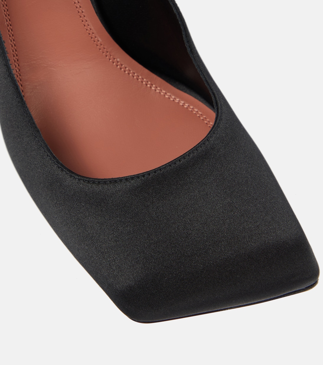Pumps Charlotte 95 aus Satin | Amina Muaddi