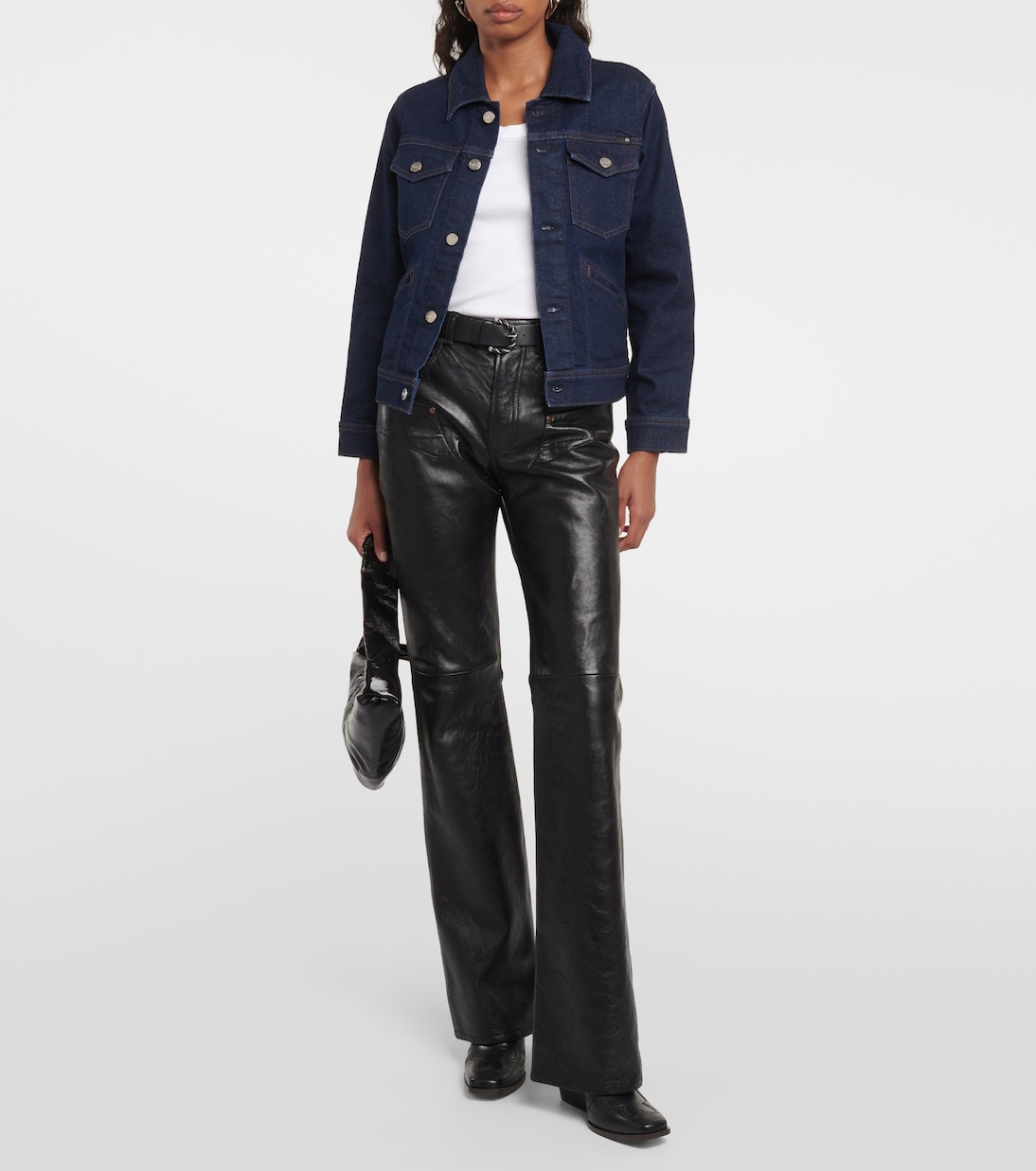 x EmRata Jerrie denim jacket | AG Jeans