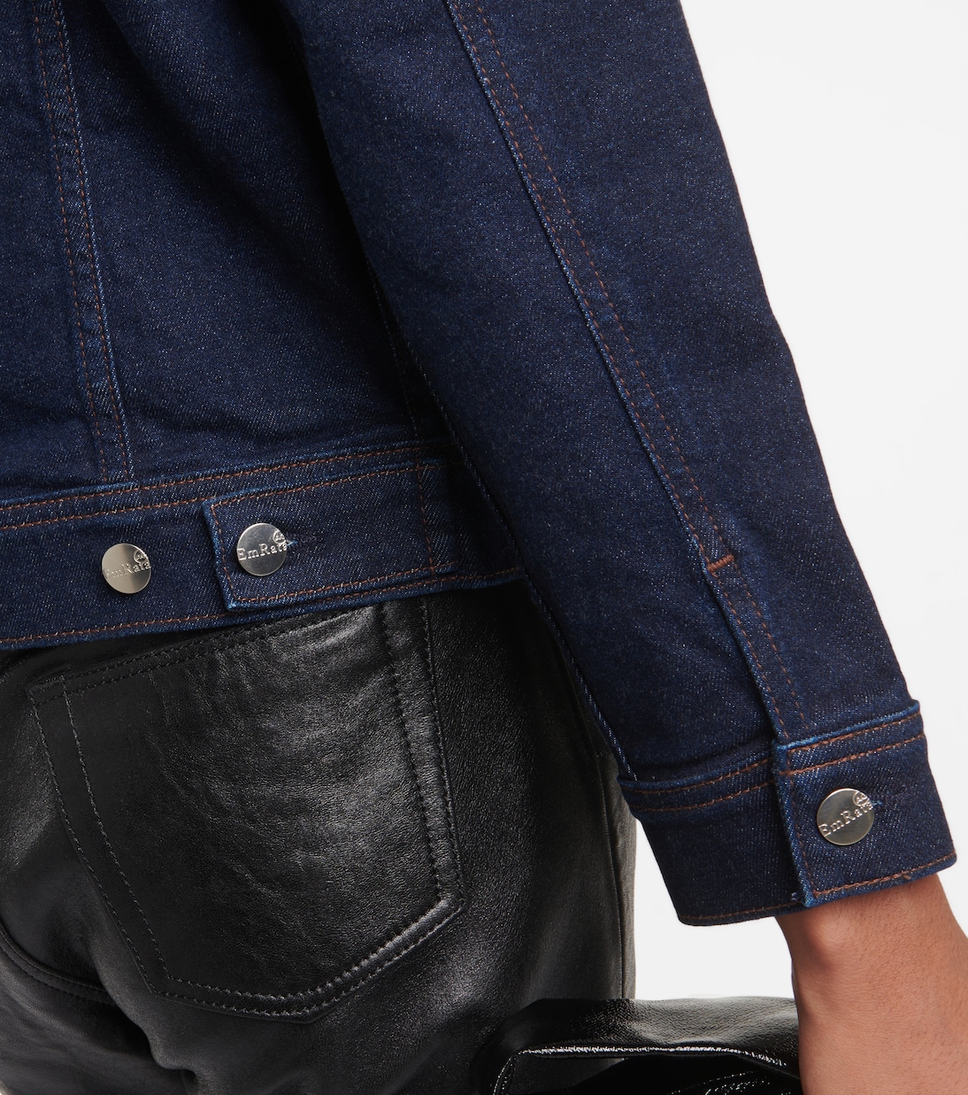 x EmRata Jerrie denim jacket | AG Jeans