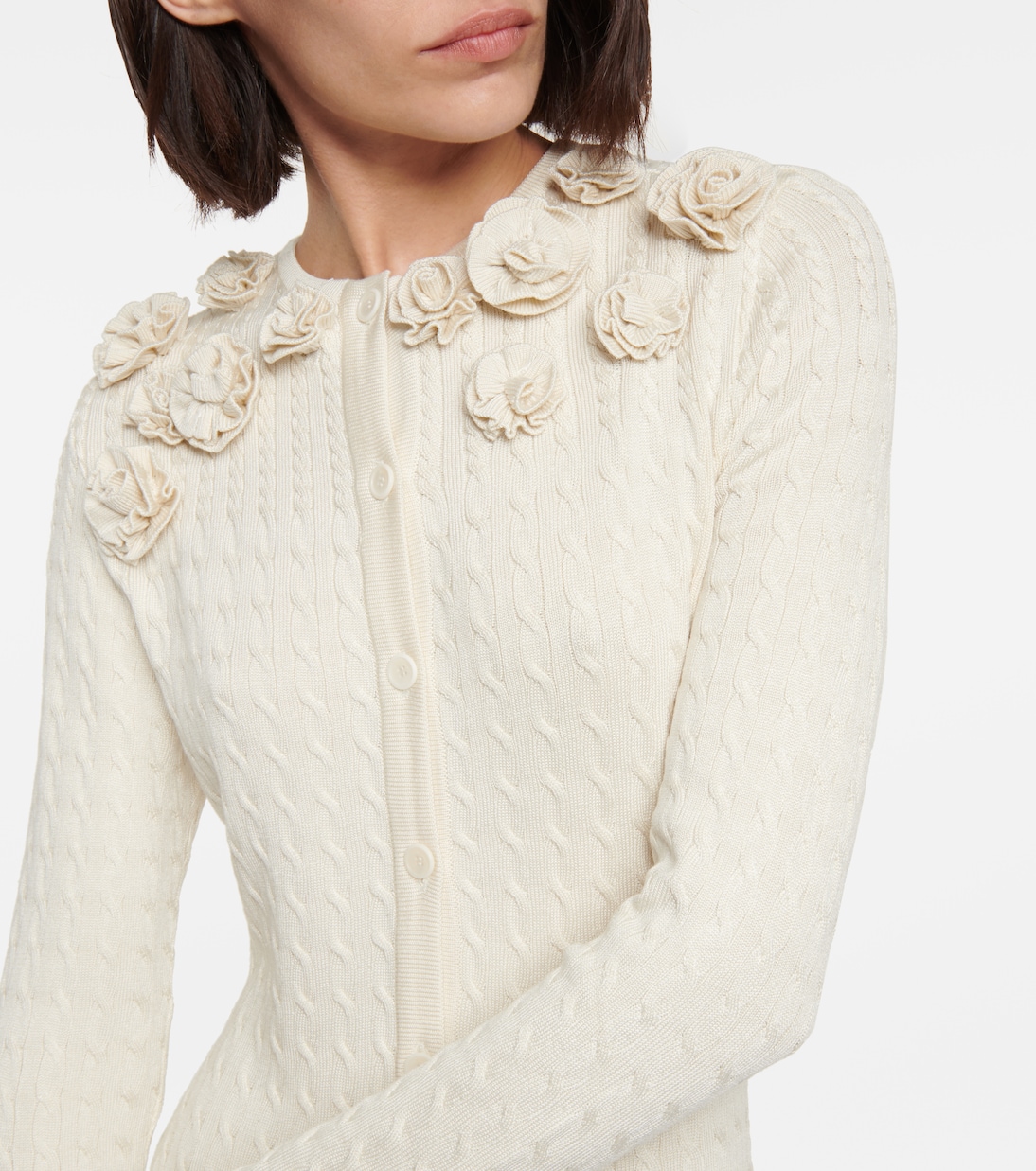 Cable-knit silk jumpsuit | Magda Butrym