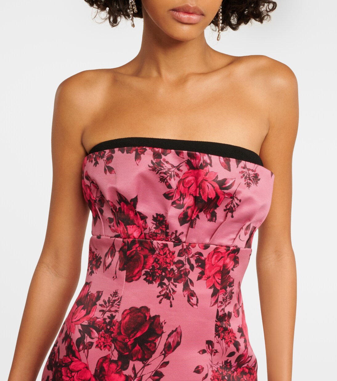 Robe midi Adalina à fleurs | Emilia Wickstead