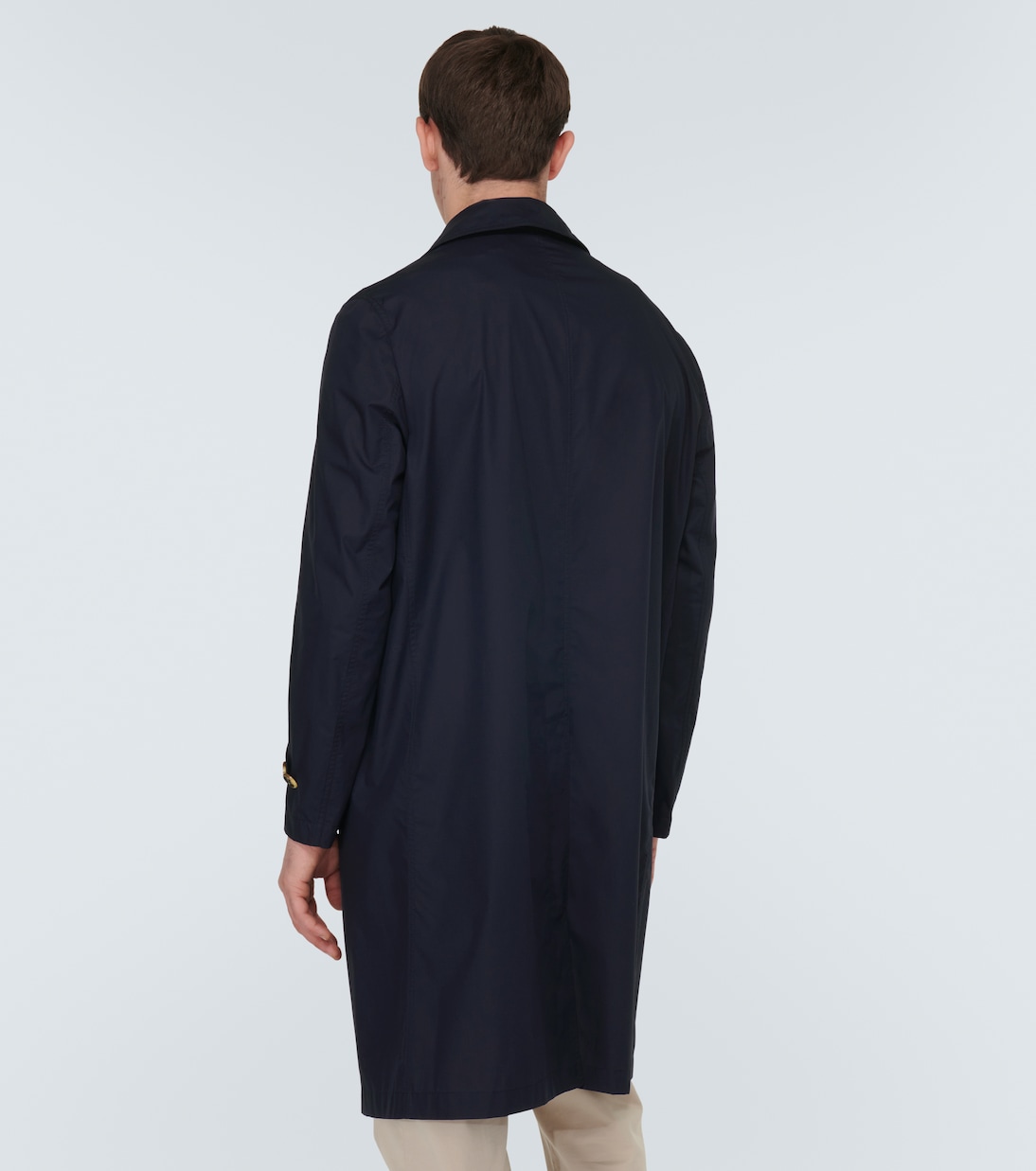 Single-breasted car coat | Brunello Cucinelli
