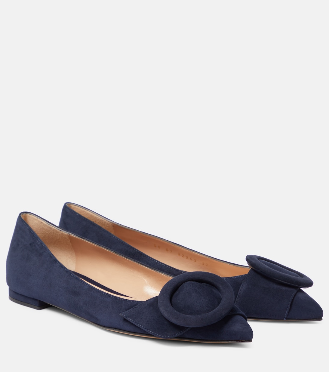 Camden suede ballet flats | Gianvito Rossi