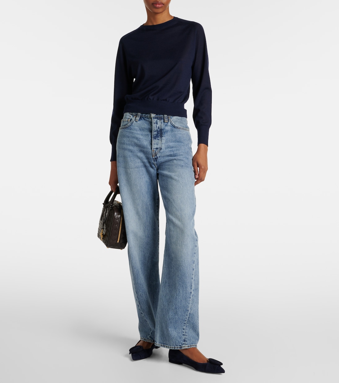 Camden suede ballet flats | Gianvito Rossi