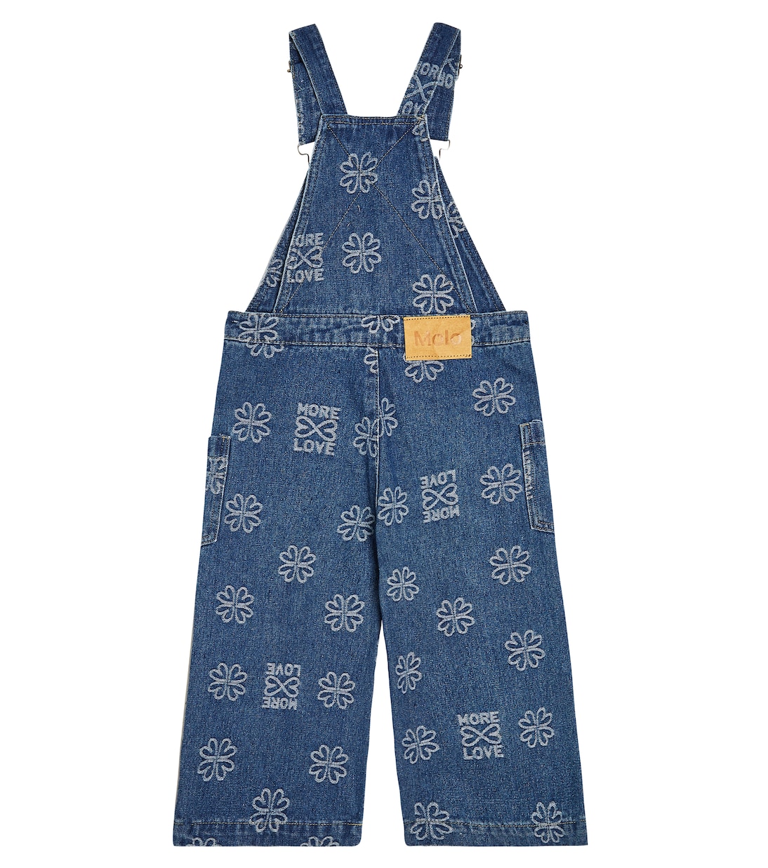 Amber embroidered denim overalls | Molo