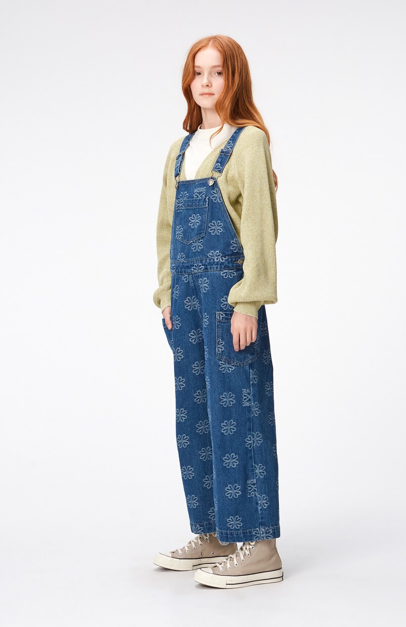 Amber embroidered denim overalls | Molo