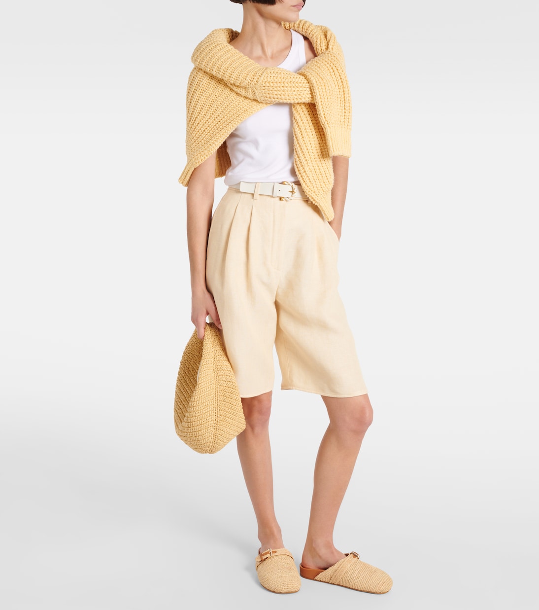 Quinta raffia mules | Clergerie