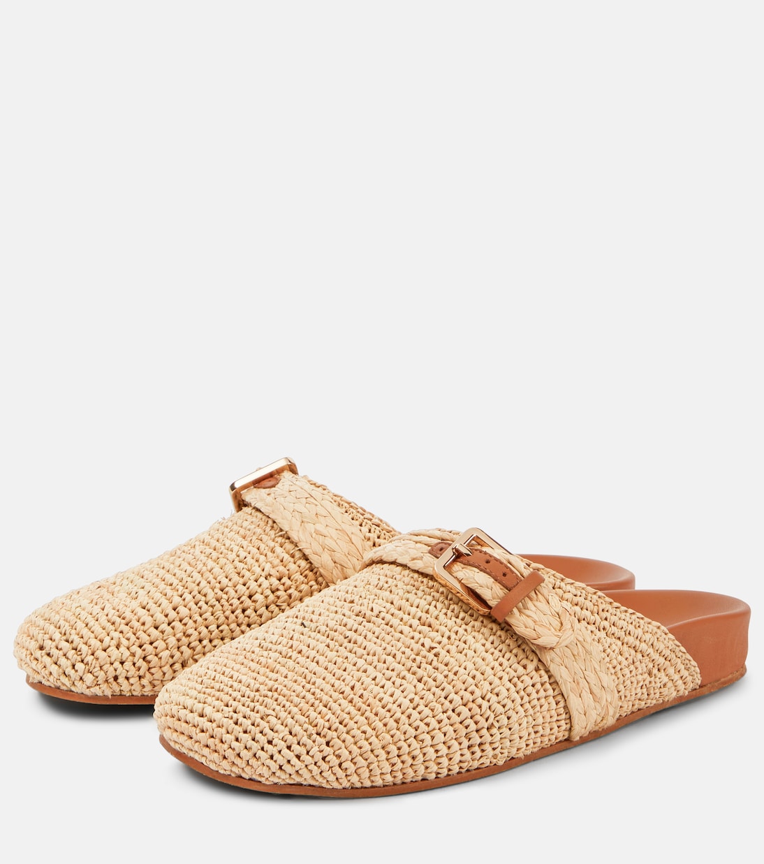 Quinta raffia mules | Clergerie