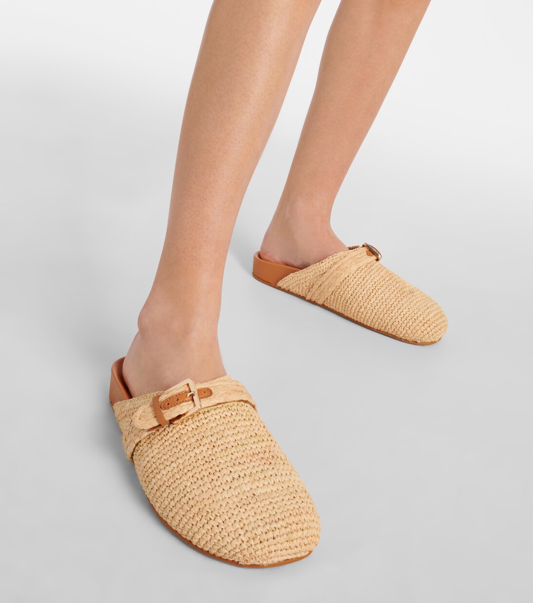 Quinta raffia mules | Clergerie