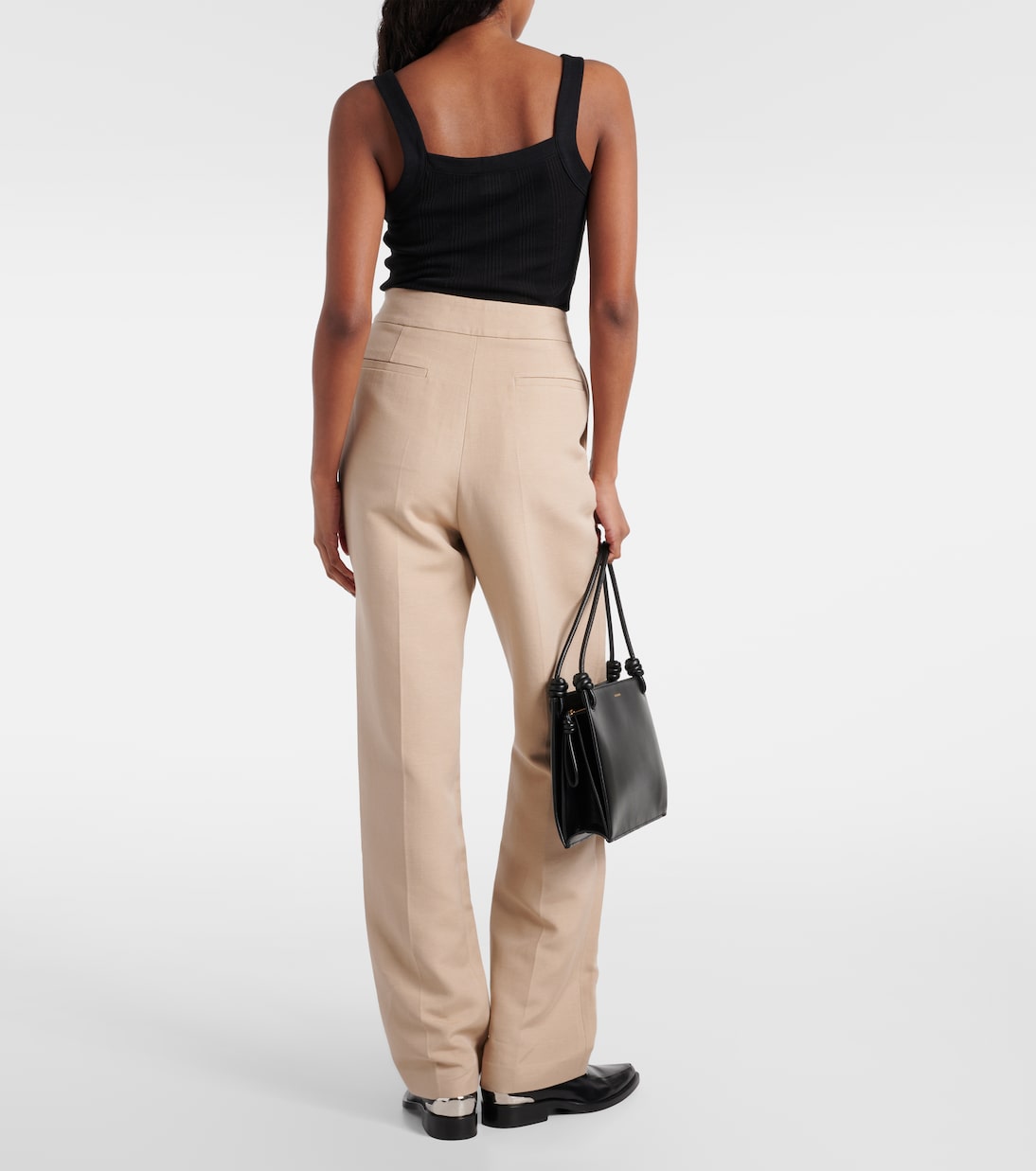 Gerade Hose Ilaria aus einem Baumwollgemisch | Tove