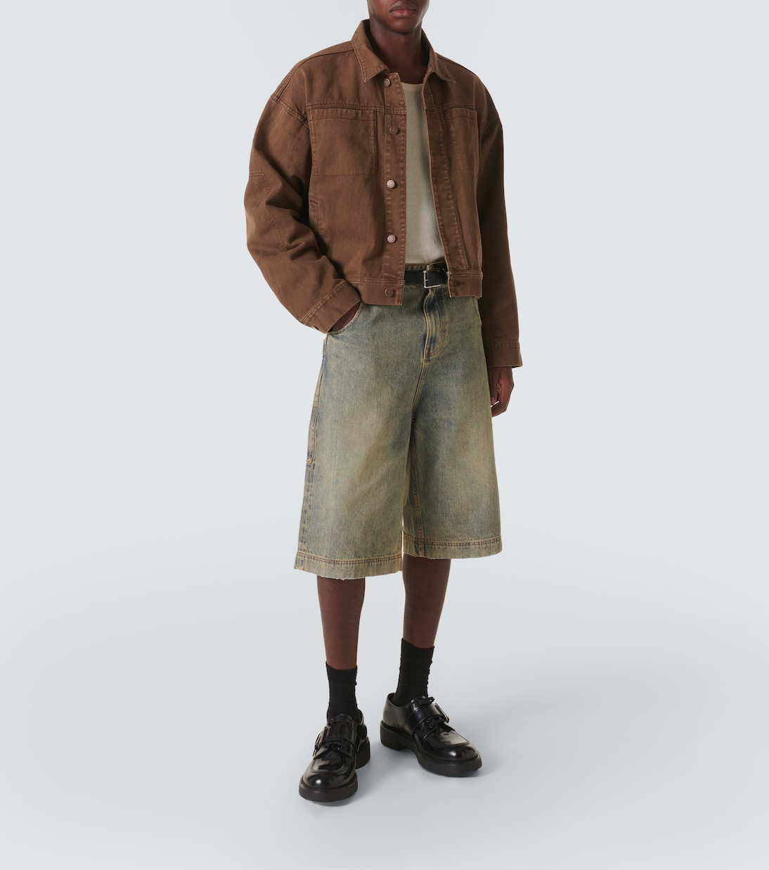 Oversize-Jeansshorts D-Shorts | Entire Studios