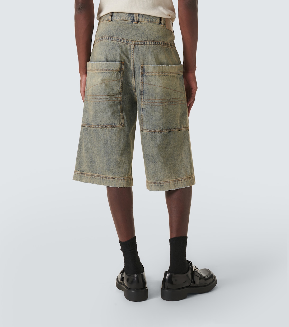 Oversize-Jeansshorts D-Shorts | Entire Studios