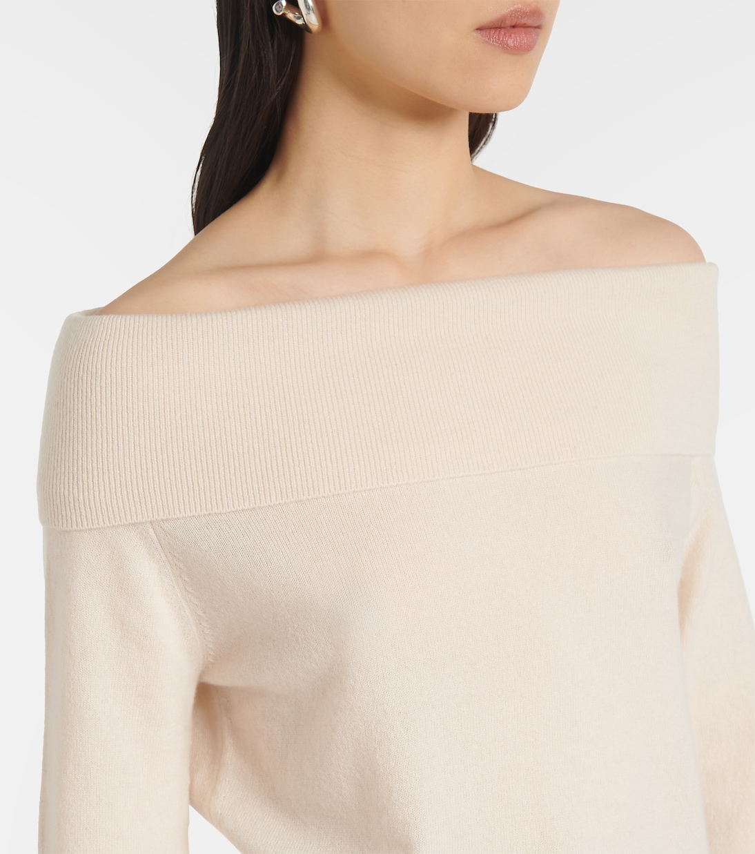 Off-Shoulder-Top aus Kaschmir | Jardin des Orangers