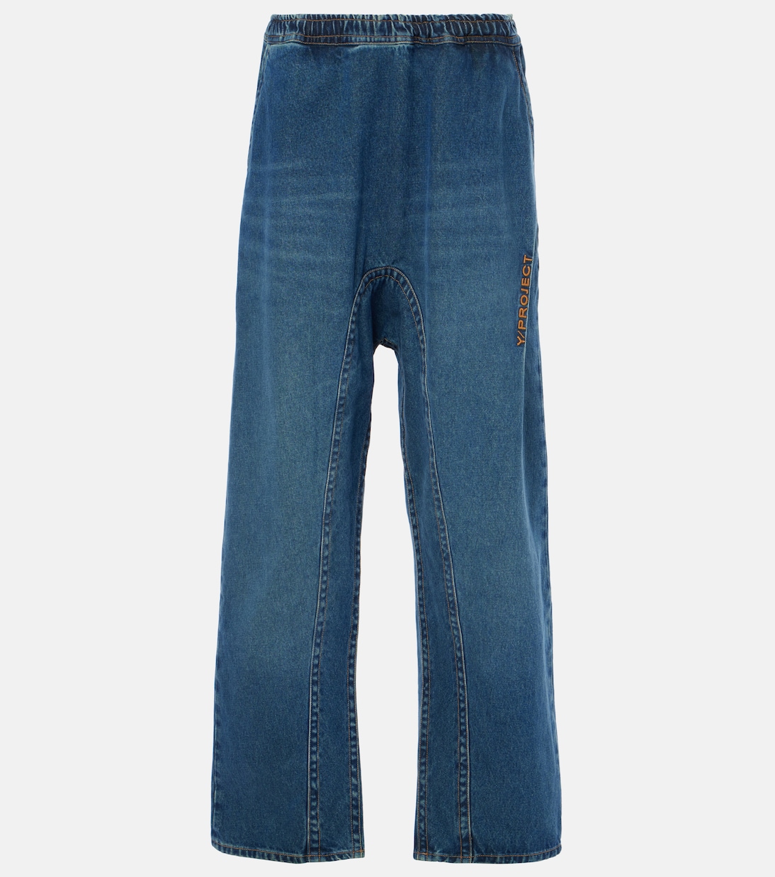 Logo low-rise wide-leg jeans | Y/Project