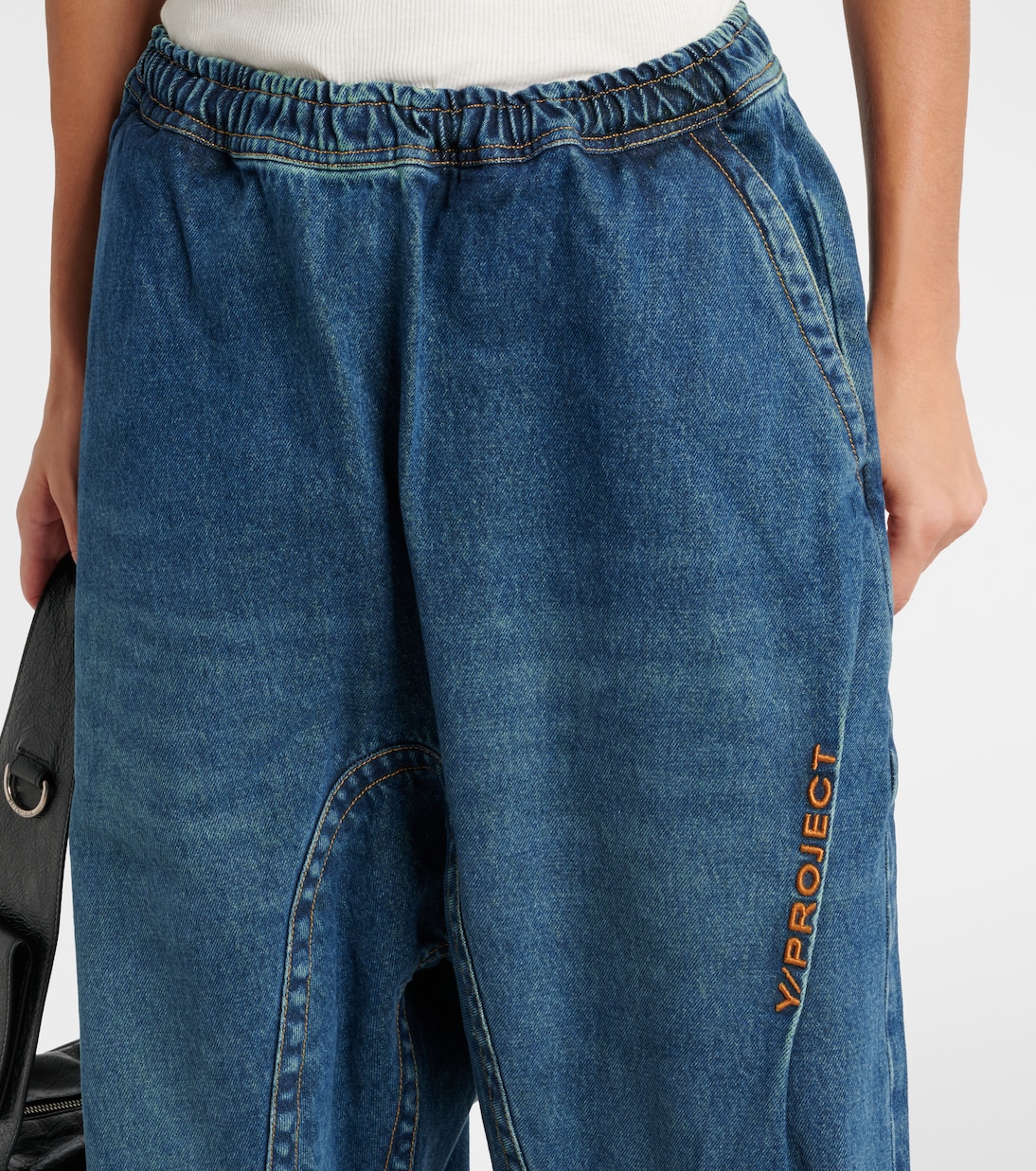 Logo low-rise wide-leg jeans | Y/Project