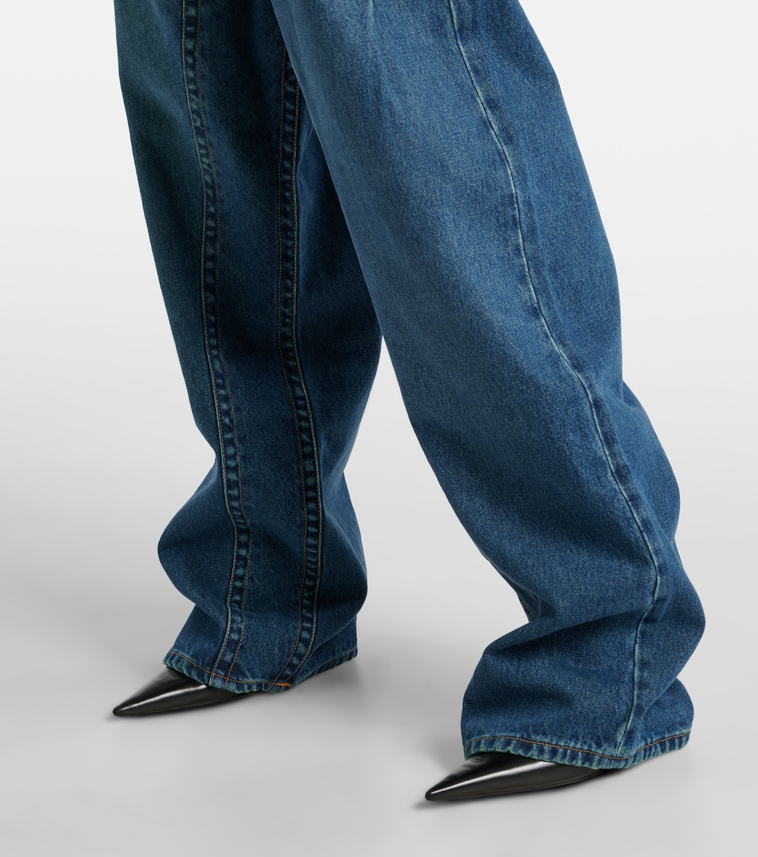 Logo low-rise wide-leg jeans | Y/Project