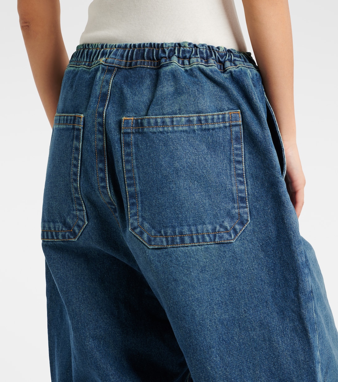 Logo low-rise wide-leg jeans | Y/Project