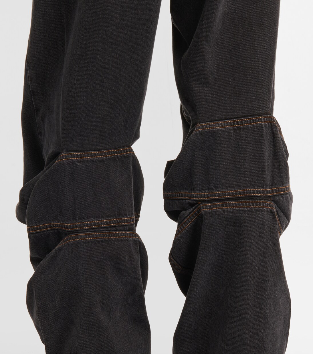 Wide-Leg Jeans Evergreen Draped Cuff | Y/Project