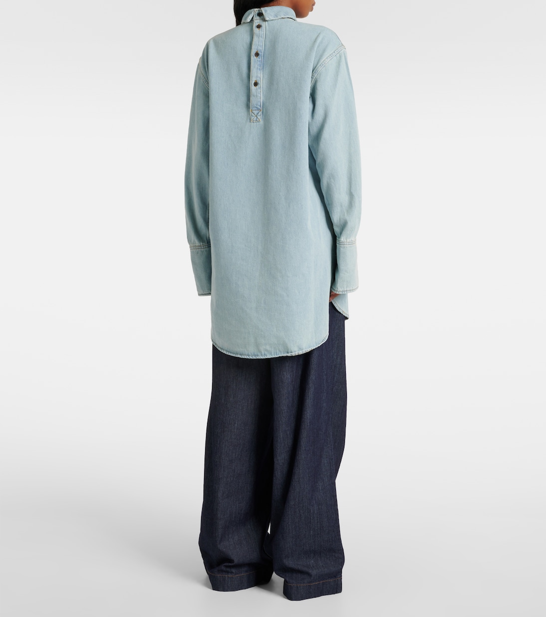 Top aus Denim | Dries Van Noten