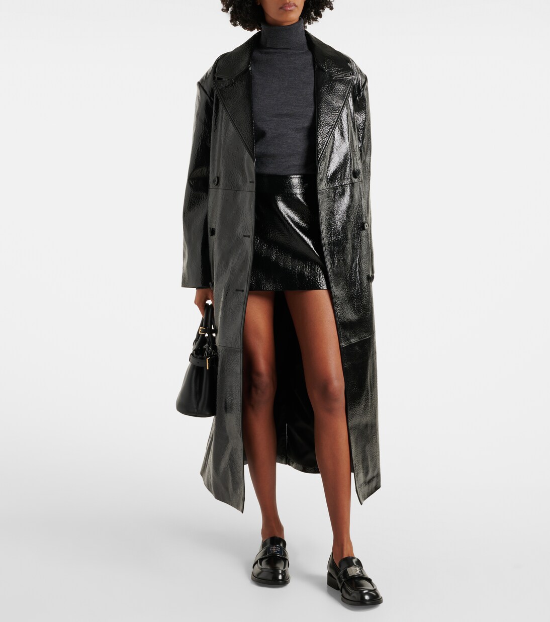 Minifalda Mary de piel sintética | The Frankie Shop