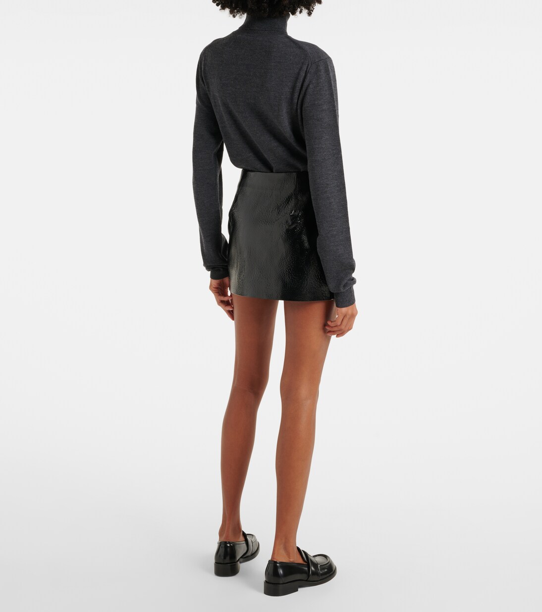 Minifalda Mary de piel sintética | The Frankie Shop