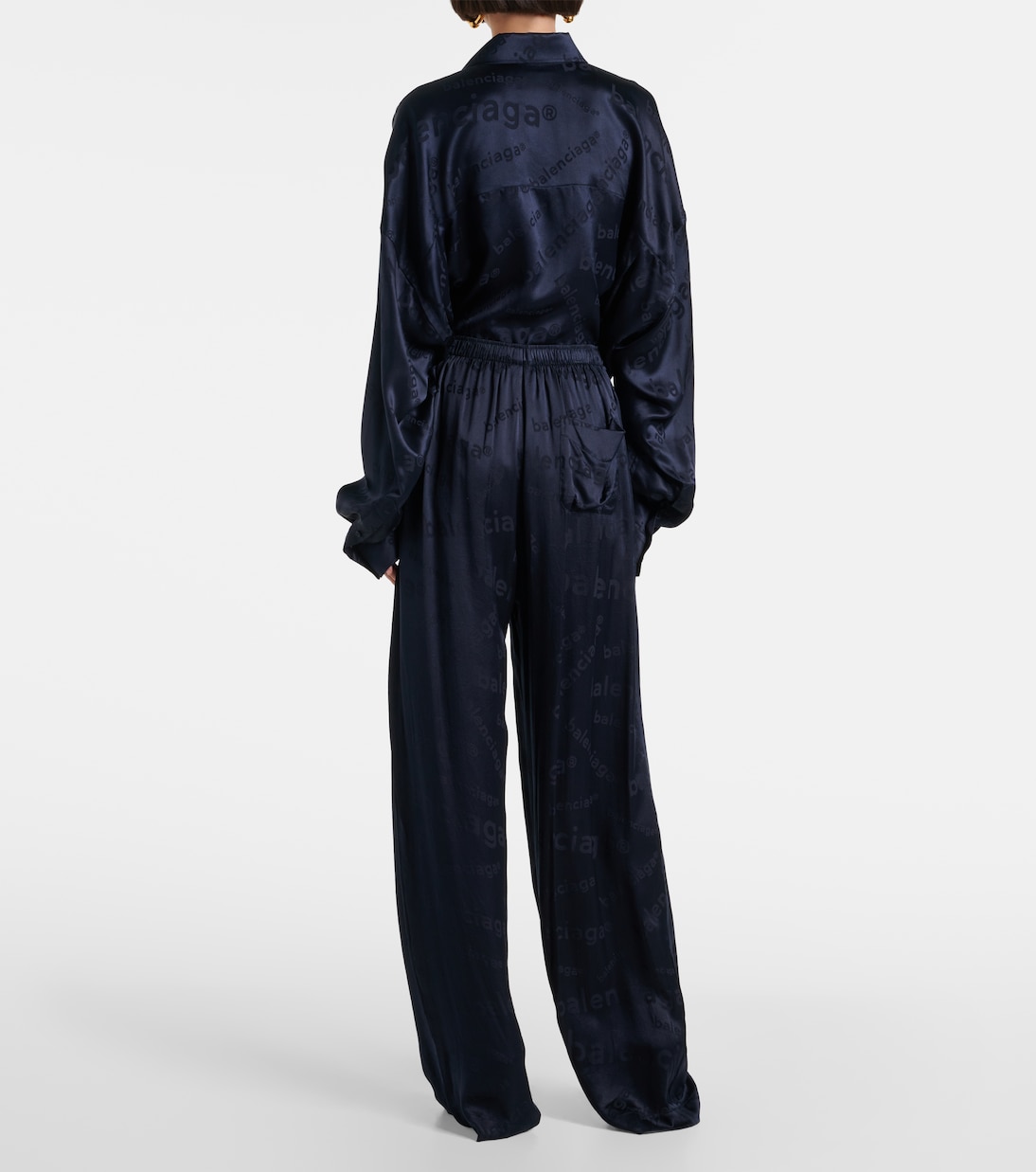 Weite Hose aus Seide | Balenciaga