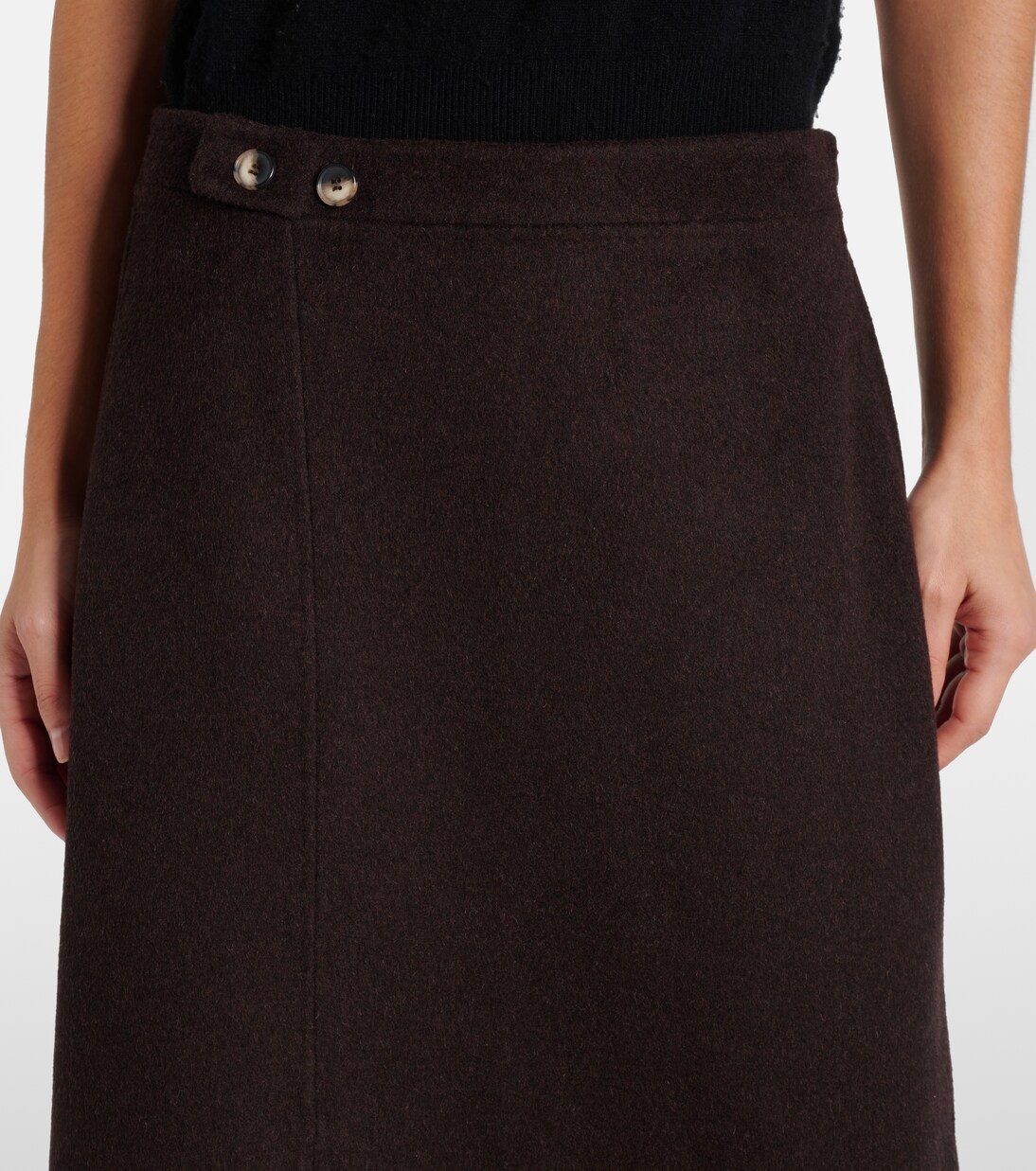 White Label Midirock Adrian aus Wollgemisch | Proenza Schouler